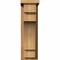 Ekena Millwork Mediterranean Rough Sawn Corbel w/Backplate, Western Red Cedar, 6"W x 12"D x 20"H COR06X12X20MED01RWR - alternate 4